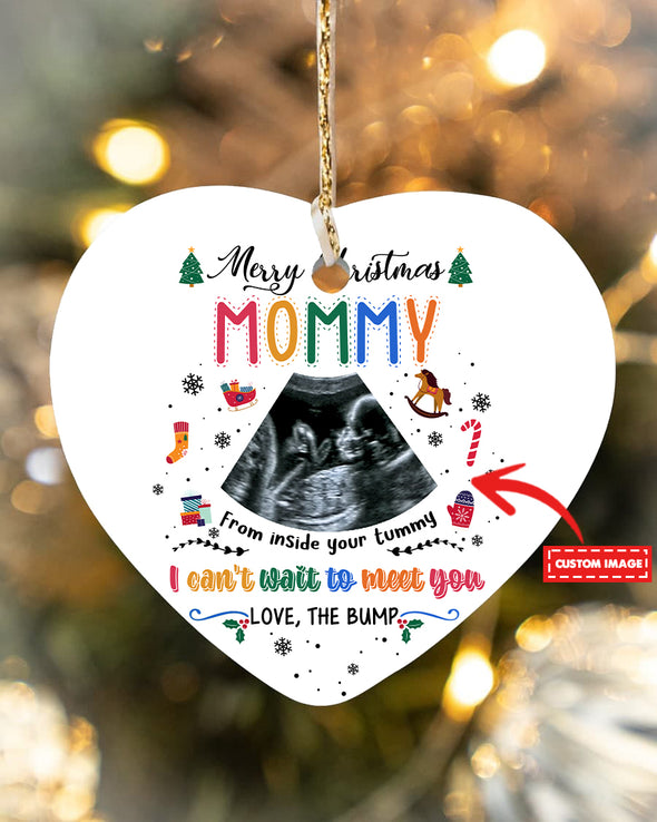 Gift For Future Mommy From Inside Your Tummy Ornament - pp - TA0810212