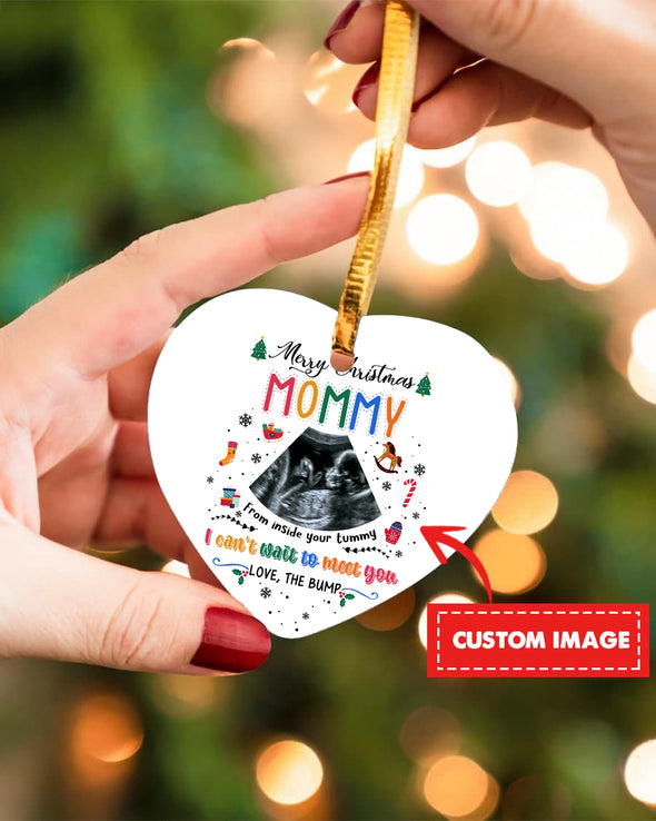 Gift For Future Mommy From Inside Your Tummy Ornament - pp - TA0810212