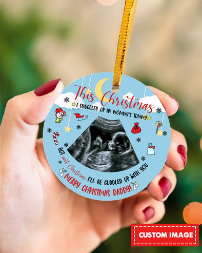 Personalized Gift For Future Daddy Merry Christmas Daddy Ornament - pp - TA1310211