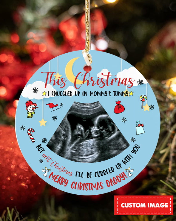 Personalized Gift For Future Daddy Merry Christmas Daddy Ornament - pp - TA1310211