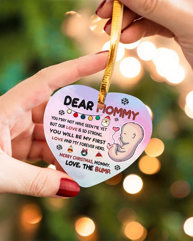Gift For Future Mommy You Will Be My First Love And My Forever Hero Ornament - PP - TT0511214