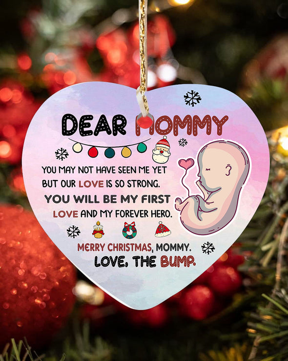 Gift For Future Mommy You Will Be My First Love And My Forever Hero Ornament - PP - TT0511214