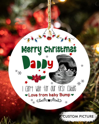 Personalized Gift For Future Daddy Merry Christmas Daddy Ornament - pp - TT1210213