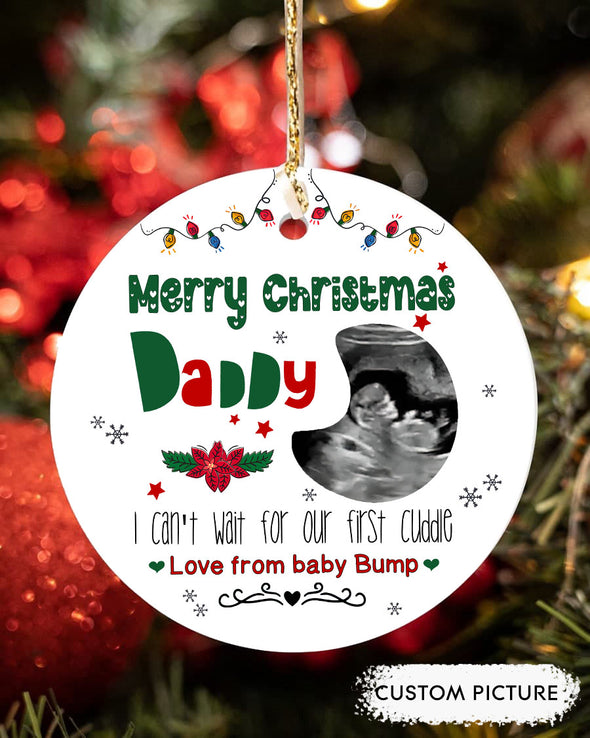 Personalized Gift For Future Daddy Merry Christmas Daddy Ornament - pp - TT1210213