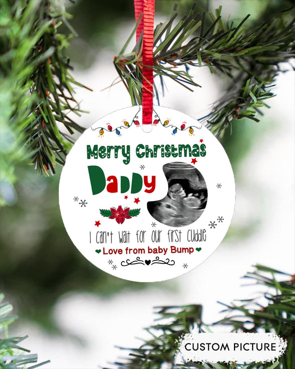 Personalized Gift For Future Daddy Merry Christmas Daddy Ornament - pp - TT1210213