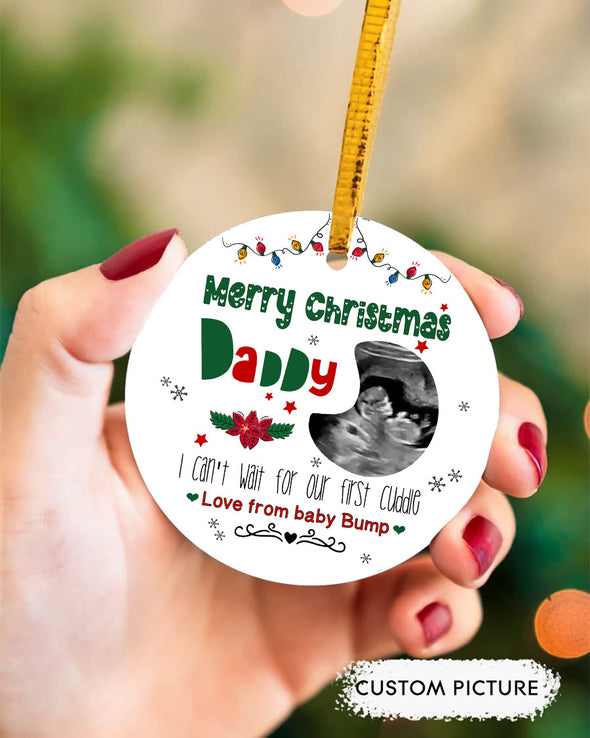 Personalized Gift For Future Daddy Merry Christmas Daddy Ornament - pp - TT1210213
