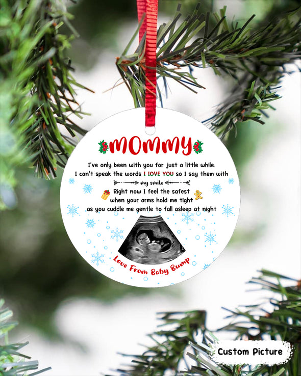 Personalized Gift For Future Mommy I've Only Been With You For Just A Little While Ornament - PP - TT1110211