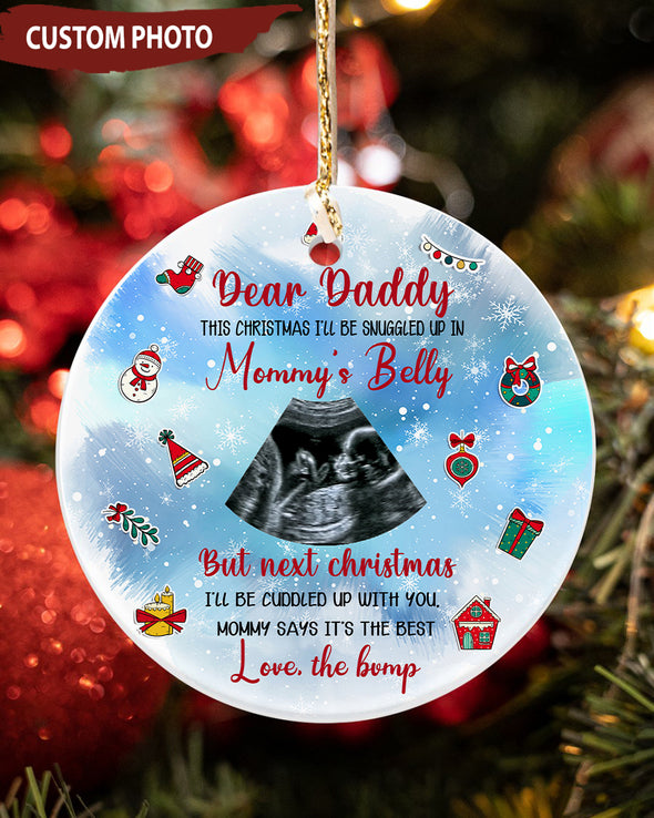 Personalized Gift For Future Daddy Ornament - pp - KT 07102110