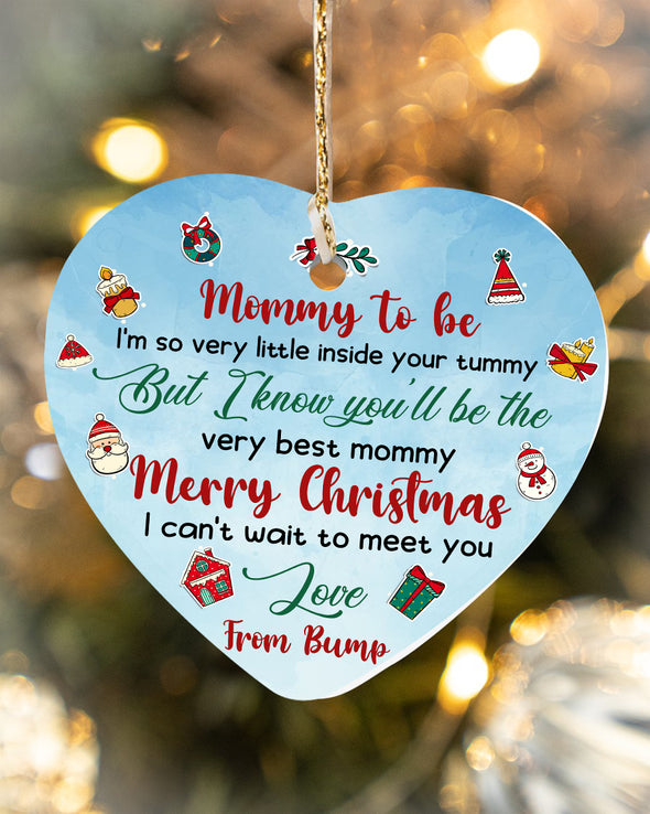 Gift For Future Mommy Merry Christmas Ornament - Kv - KT1110215