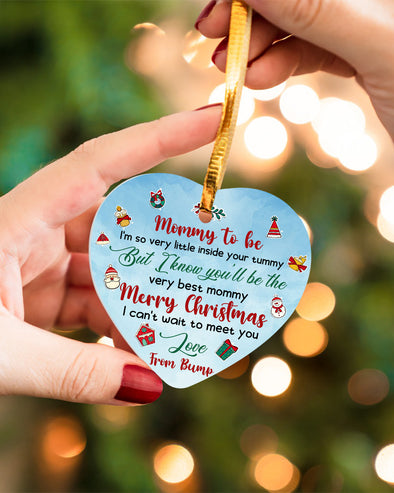 Gift For Future Mommy Merry Christmas Ornament - Kv - KT1110215