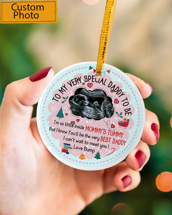 Personalized Gift For Future Daddy Best Daddy Ornament - Mc - KT1410213