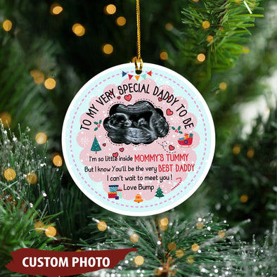 Personalized Gift For Future Daddy Best Daddy Ornament - Mc - KT1410213