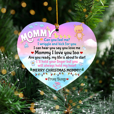 Gift For Mommy Merry Christmas Ceramic Ornament - Kv - TA0510211
