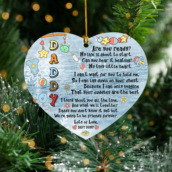 Gift For Daddy Are You Ready? Ornament - Kv - TA0410212