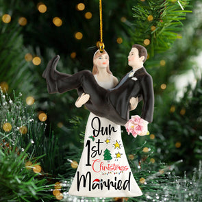 Gift For New Couple Ornament - Kv