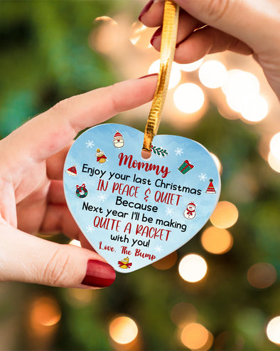 Gift For Future Mommy In Peace & Quiet Ornament - Kv - KT1110216