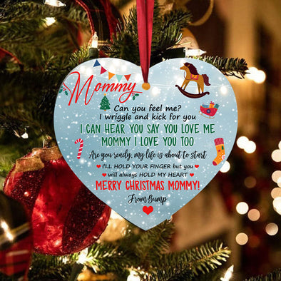 Gift For Future Mom Merry Christmas Mommy Ceramic Ornament - Kv