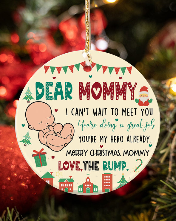 Gift For Furture Mommy Merry Christmas Ornament - Nt - KT2110217