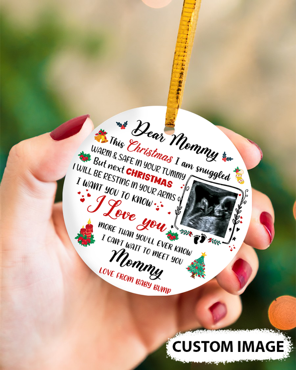 Personalized Gift For Future Mommy I Love You More Than You'll Ever Know I Can't Wait To Meet You Ornament - MC - TT2611214 3