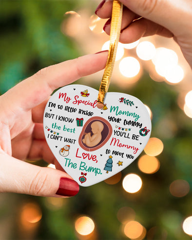 Gift For Mommy I'm So Little Inside Your Tummy But I Know You'll Be The Best Mommy Ornament - NT - KT 2510214