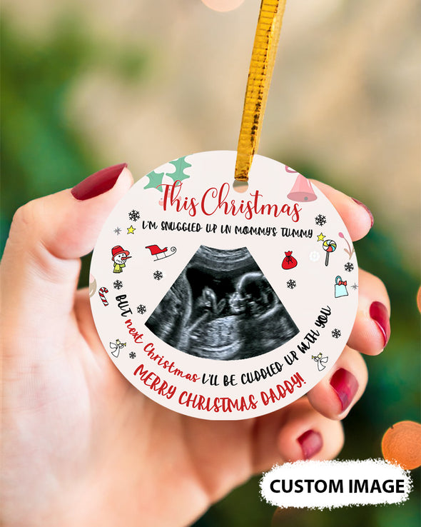 Personalized Gift For Future Daddy You Are Already My Hero Ornament - pp -  TT2210212 2