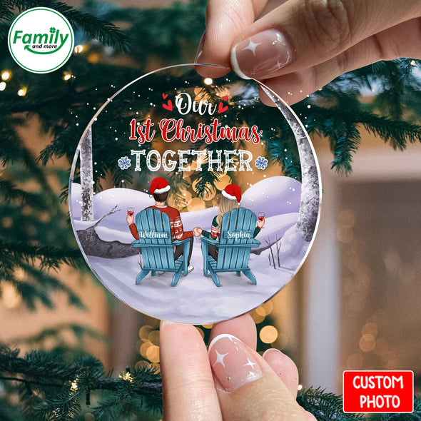 Personalized Gift For Couple Our 1st Christmas Together Ornament_NT_HB2510222