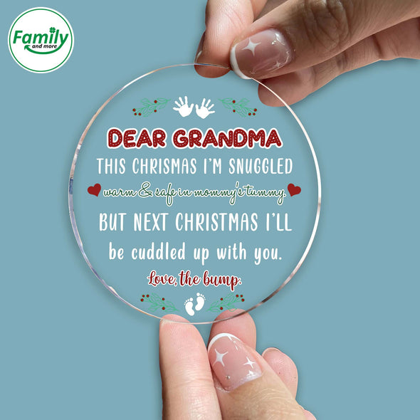Gift For Grandma Next Christmas I'll Cuddle Up With You Ornament-NT-HB711223