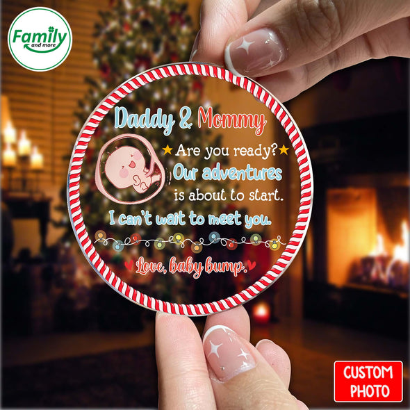 Personalized Gift For Future Daddy & Mommy Are You Ready? Ornament_NT_HB2510223