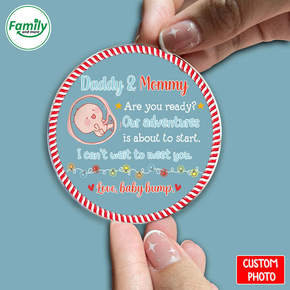 Personalized Gift For Future Daddy & Mommy Are You Ready? Ornament_NT_HB2510223
