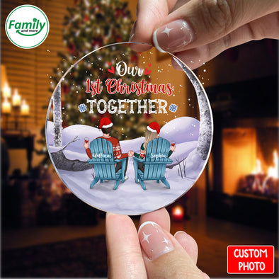 Personalized Gift For Couple Our 1st Christmas Together Ornament_NT_HB2510222