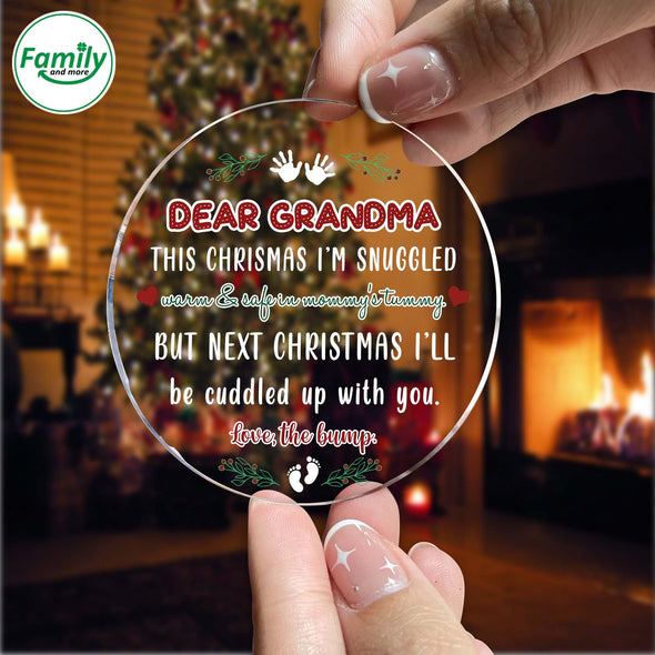 Gift For Grandma Next Christmas I'll Cuddle Up With You Ornament-NT-HB711223