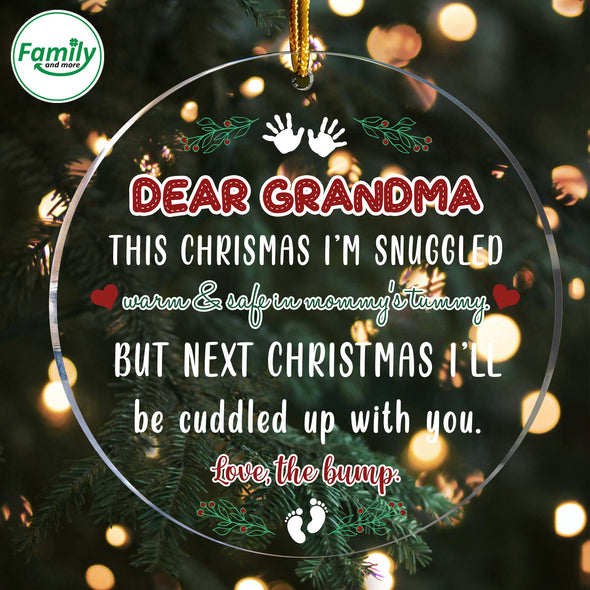 Gift For Grandma Next Christmas I'll Cuddle Up With You Ornament-NT-HB711223