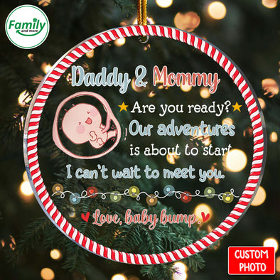 Personalized Gift For Future Daddy & Mommy Are You Ready? Ornament_NT_HB2510223