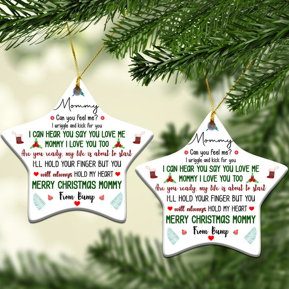 Gift For Mommy Merry Christmas Mommy Ornament - pp - TT0510212