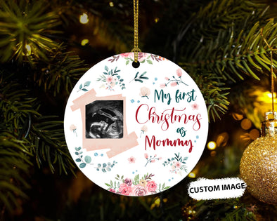 Personalized Gift For Future Mommy My First Christmas As Mommy Ornament - pp - TT041021 1 1