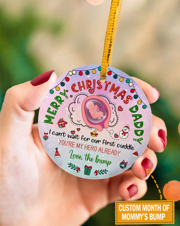 Gift For Future Daddy You're My Hero Already Ornament - pp - KT2110211