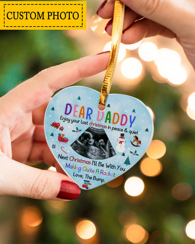 Personalized Gift For Future Daddy Making Quite A Racket Ornament - Kv - KT1810216