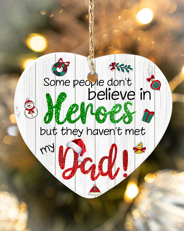 Gift For Daddy Hero Daddy Glass Ball Ornament - Mc - KT1310218