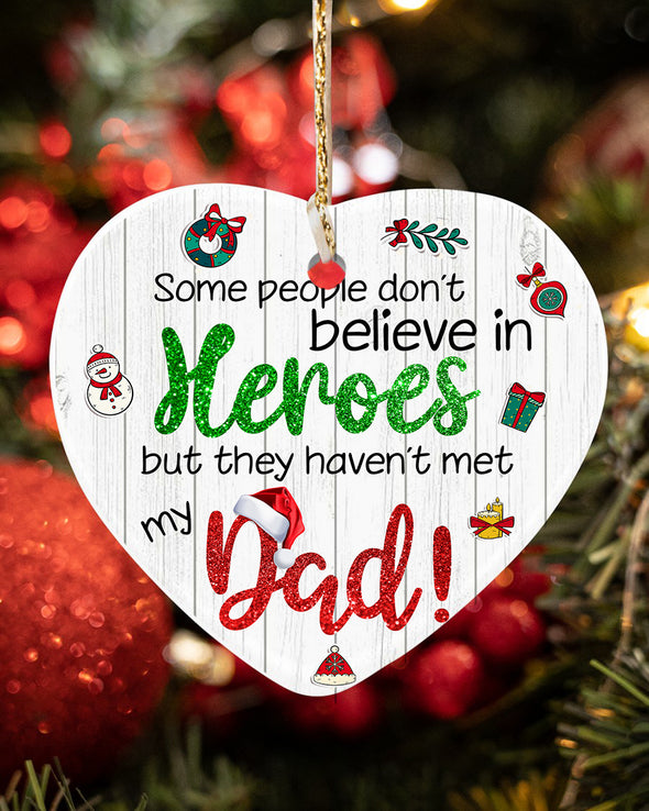 Gift For Daddy Hero Daddy Glass Ball Ornament - Mc - KT1310218