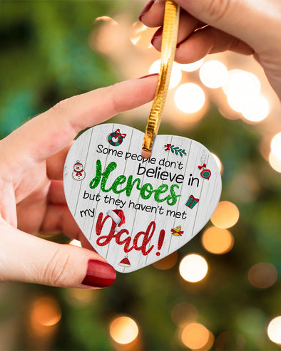Gift For Daddy Hero Daddy Glass Ball Ornament - Mc - KT1310218