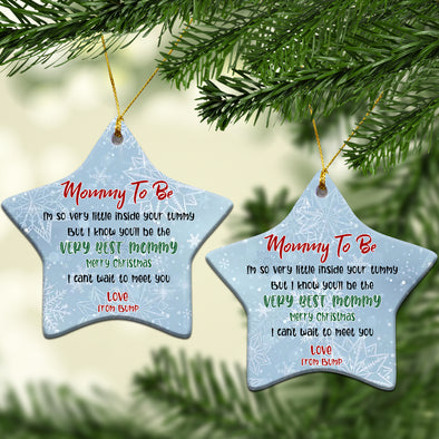 Gift For Mommy Merry Christmas Ceramic Ornament - pp - TT0310217
