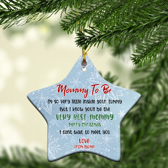 Gift For Mommy Merry Christmas Ceramic Ornament - pp - TT0310217