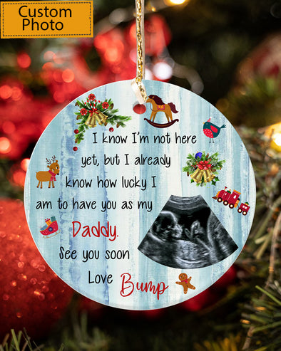 Personalized Gift For Future Daddy Ornament - Mc - Kt1310214