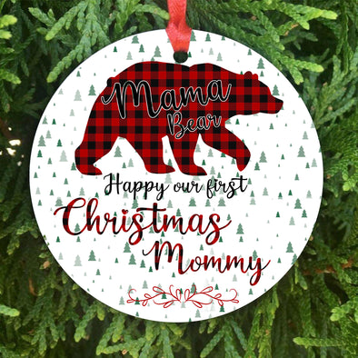 Personalized Gift For Future Mama Bear Ornament - Mc - KT0110211