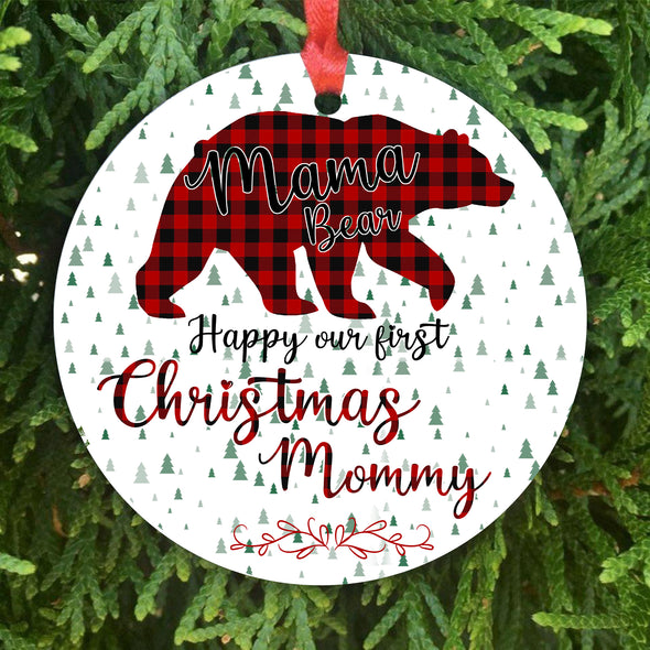 Personalized Gift For Future Mama Bear Ornament - Mc - KT0110211