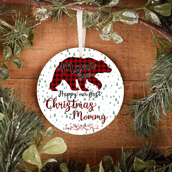 Personalized Gift For Future Mama Bear Ornament - Mc - KT0110211