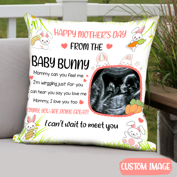 Personalied Gift For Future Mommy This Mother's Day I'll Be Snuggled Up In Your Tummy Pillow - MC - TT3003223