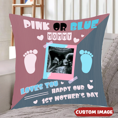 Personalized Gift For Future Mummy Happy Our 1st Mother's Day Pillow - MC - 1103222