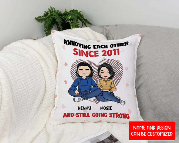 Gift For Couple Annoying Each Other Pillow - NT - HB112221