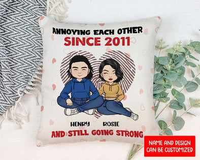 Gift For Couple Annoying Each Other Pillow - NT - HB112221